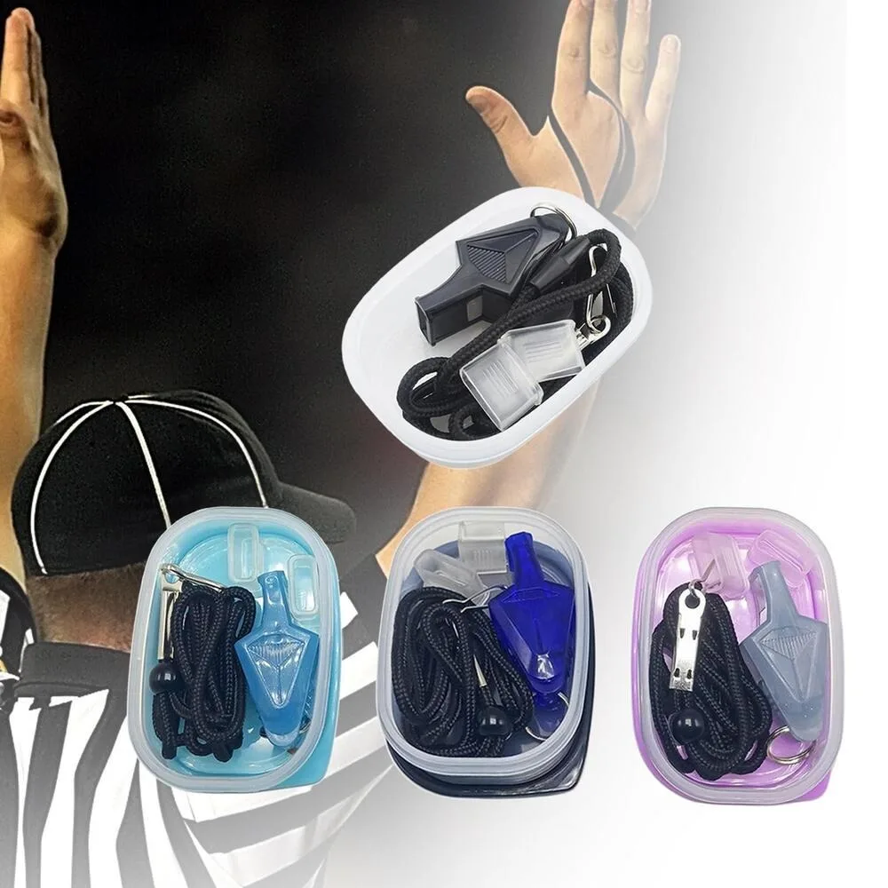 Portable Referee Whistle Loud Crisp Sound Game Event Football Volleyball Cheerleading Tools
Portable Referee Whistle Loud Crisp Sound Game Event Football Volleyball Cheerleading Tools