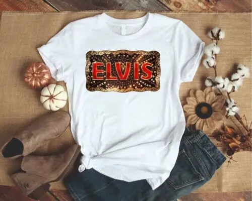 Elvis Presley 2022 Movie Logo for T shirt Baz Luhrmann ELVIS Shirt
Elvis Presley 2022 Movie Logo for T shirt Baz Luhrmann ELVIS Shirt