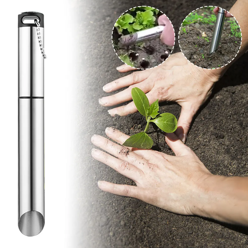 Hand Dibber Tool Stainless Steel Bulb Transplanter Manual Soil Planting Transplanter Sowing Dibble Tool Diagonal Mouth
Hand Dibber Tool Stainless Steel Bulb Transplanter Manual Soil Planting Transplanter Sowing Dibble Tool Diagonal Mouth