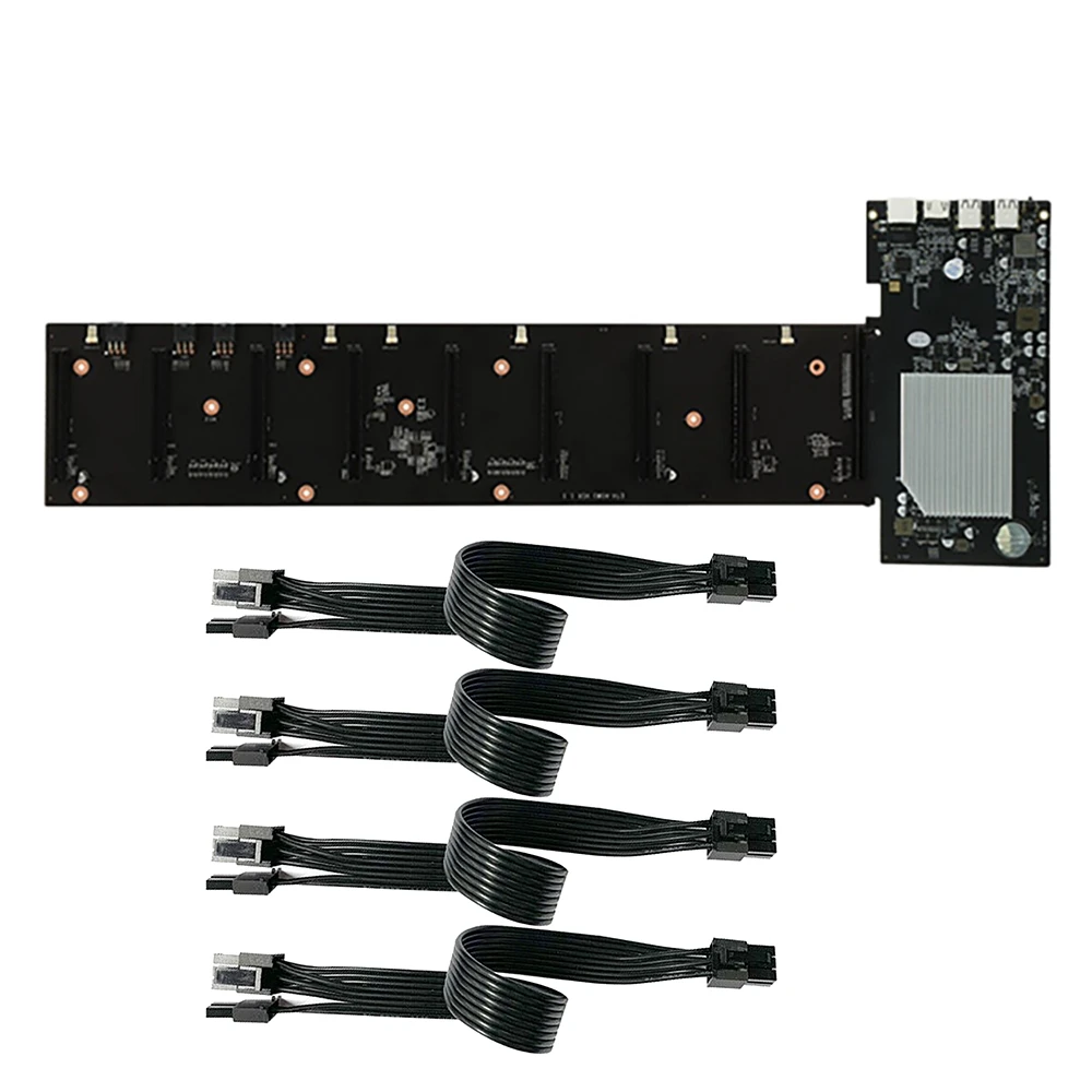 ETH-HSW3 BTC Mining Motherboard 8XPCIE X16 Graphics Card Slot 67Mm DDR3 DIMM MSATA with 4X6PIN to 8PIN(6+2) Power Cord
ETH-HSW3 BTC Mining Motherboard 8XPCIE X16 Graphics Card Slot 67Mm DDR3 DIMM MSATA with 4X6PIN to 8PIN(6+2) Power Cord