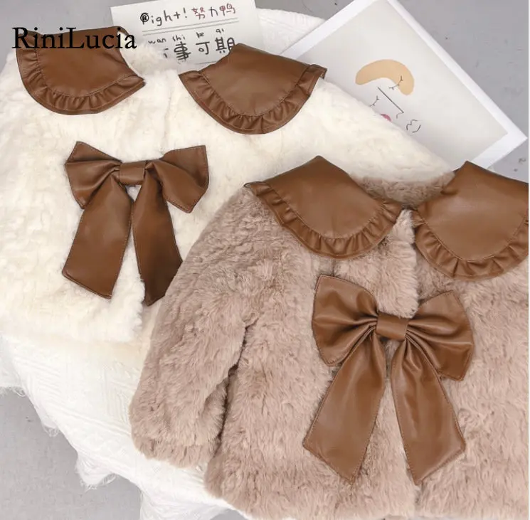 RiniLucia 2022 New Kid Girls Coats Fur Coat Wear Fleece Princess Warm Snowsuit Bowknot Baby Jacket Childrens Cute Outerwear
RiniLucia 2022 New Kid Girls Coats Fur Coat Wear Fleece Princess Warm Snowsuit Bowknot Baby Jacket Childrens Cute Outerwear