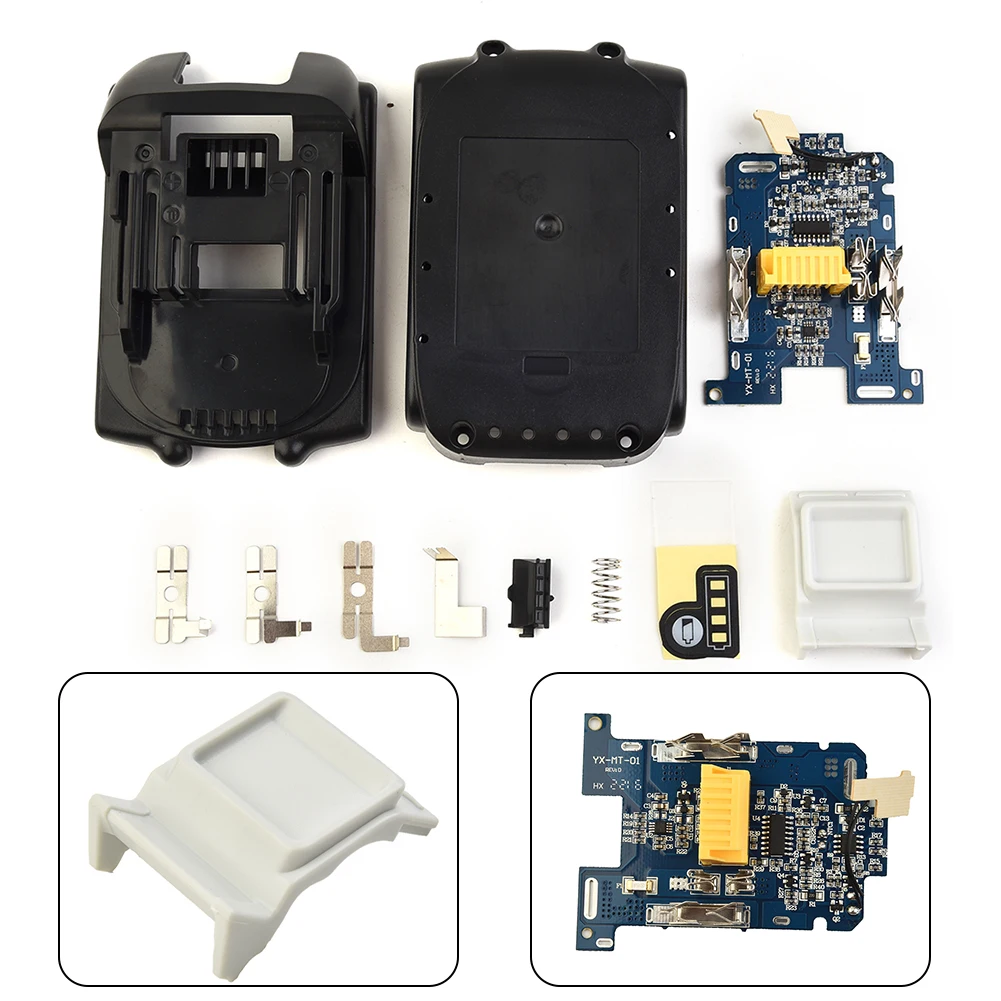 Set Battery Box Accessories Attachment Spare Tools BL1890 Circuit Board Shell Box Li Ion Battery Case Protection
Set Battery Box Accessories Attachment Spare Tools BL1890 Circuit Board Shell Box Li Ion Battery Case Protection