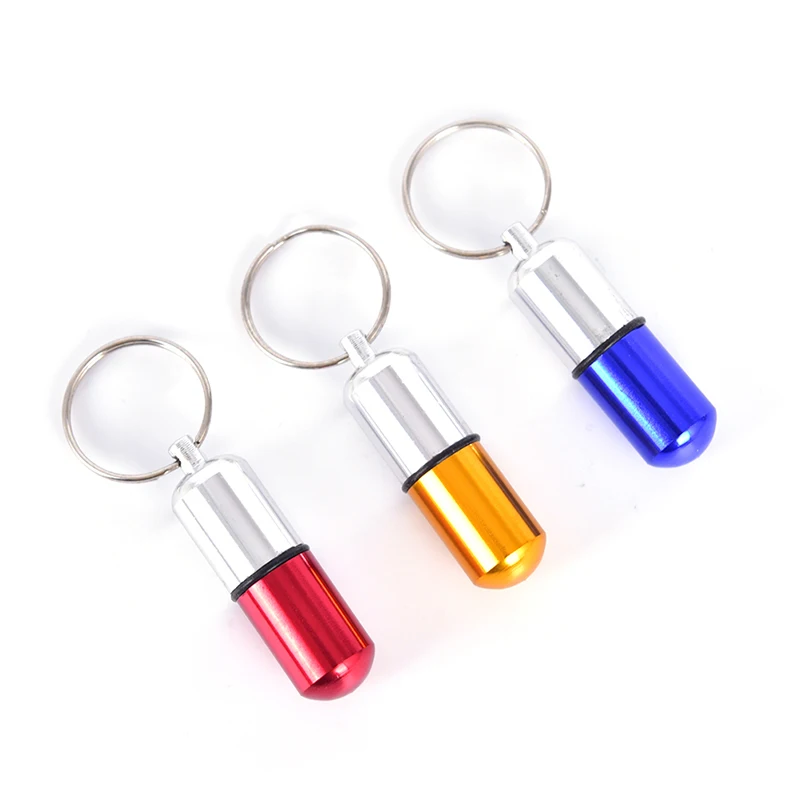Hot Sale Mini Waterproof Metal Medicine Pill Box Case Bottle Holder Container Keychain
Hot Sale Mini Waterproof Metal Medicine Pill Box Case Bottle Holder Container Keychain