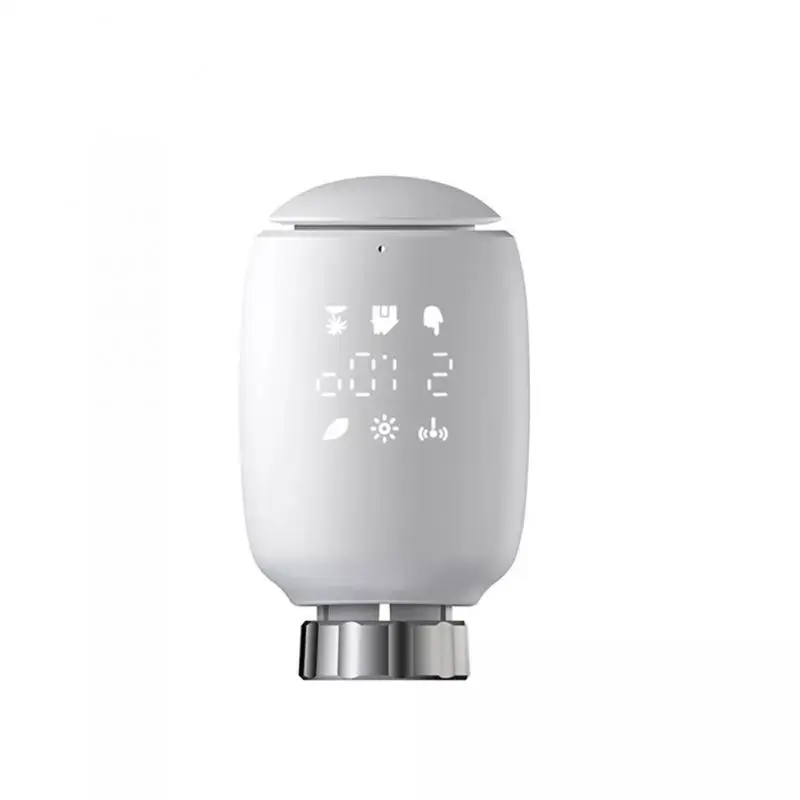 Переключатель температуры Zigbee с низким энергопотреблением, регулятор температуры, Умный клапан радиатора с управлением через приложение, «сделай сам» для умного дома
Переключатель температуры Zigbee с низким энергопотреблением, регулятор температуры, Умный клапан радиатора с управлением через приложение, «сделай сам» для умного дома