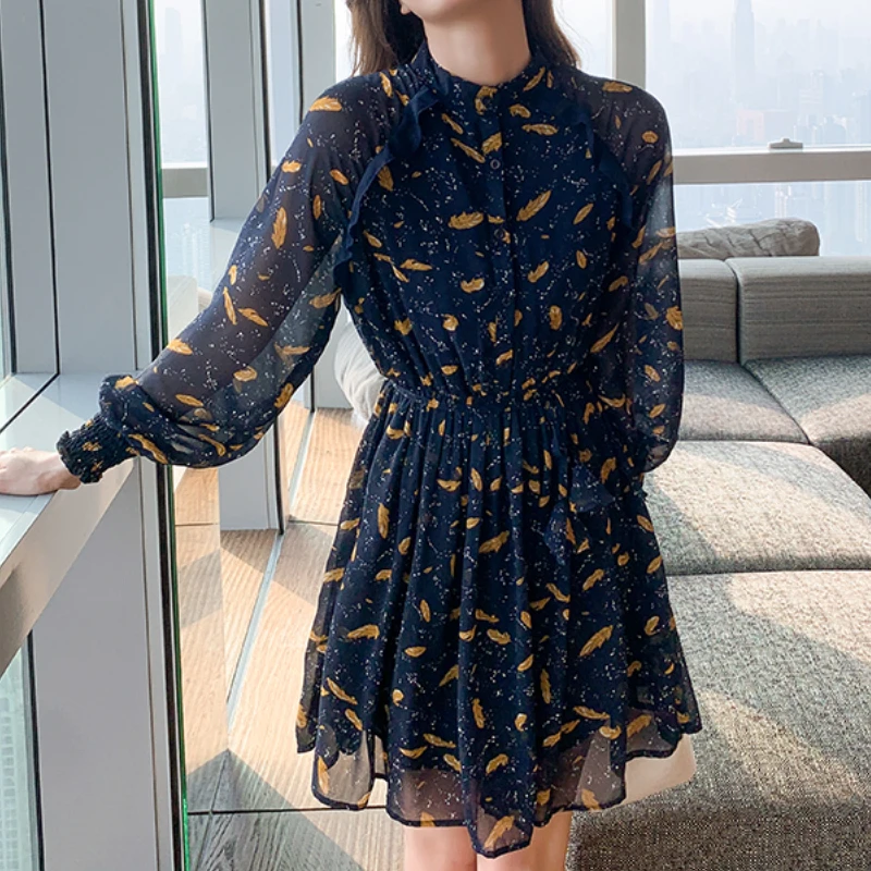 Turtleneck Harajuku Dress Women Dress New Dress Maxi Dresses Feminina Party Long Sleeve Printed Chiffon Dress Vestidos 212B
Turtleneck Harajuku Dress Women Dress New Dress Maxi Dresses Feminina Party Long Sleeve Printed Chiffon Dress Vestidos 212B
