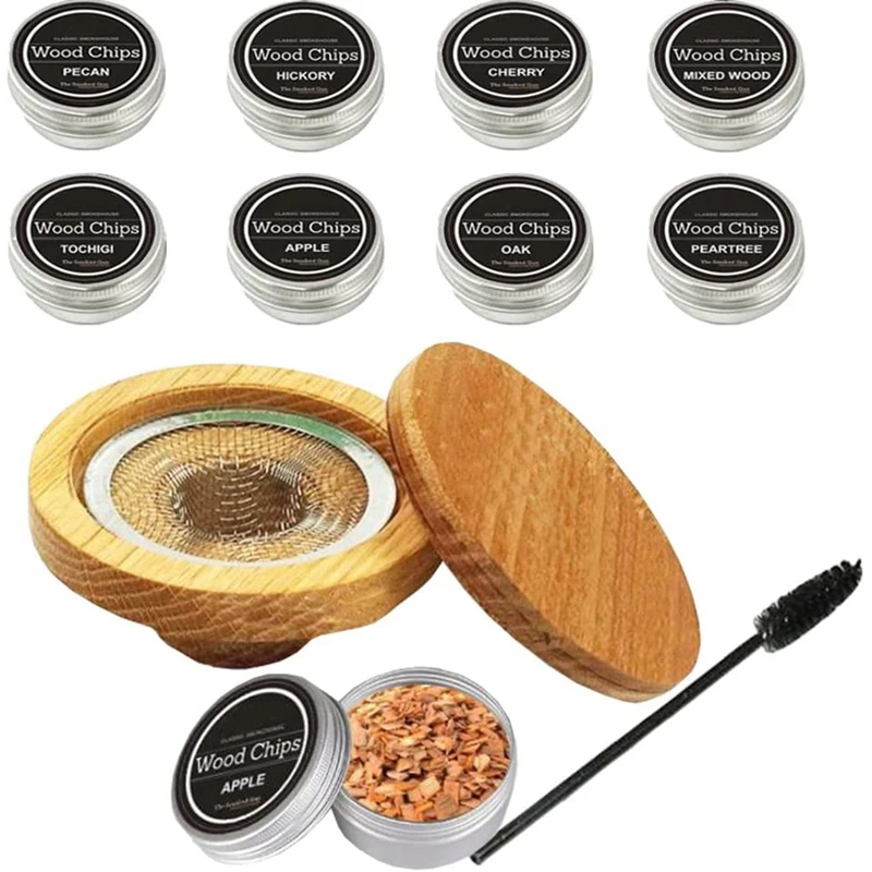 Smoked Old Fashioned Cocktail Kit Cocktail Smoker With 8 Different Flavor Wood Chips,Old Fashioned Cold Smoker
Smoked Old Fashioned Cocktail Kit Cocktail Smoker With 8 Different Flavor Wood Chips,Old Fashioned Cold Smoker