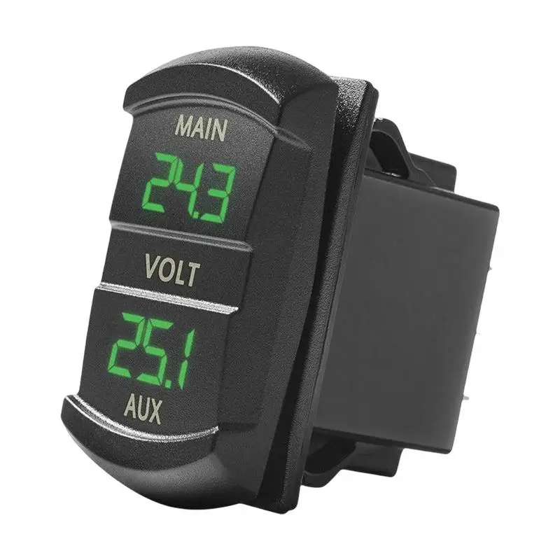 Dual LED Digital Display Voltmeter DC 12V/24V Car Volt Meter Boat Voltage Marine Gauge Auto Battery Volt Monitor
Dual LED Digital Display Voltmeter DC 12V/24V Car Volt Meter Boat Voltage Marine Gauge Auto Battery Volt Monitor