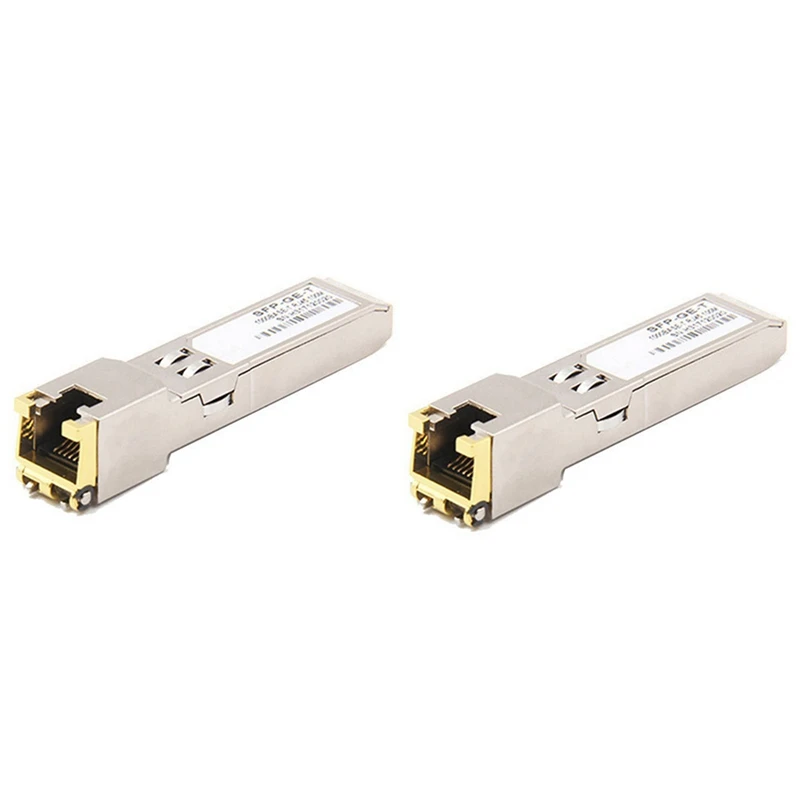 Модуль SFP RJ45, коммутатор Gbic 10/100/1000, коннектор SFP, медный модуль RJ45 SFP, гигабитный порт Ethernet, 2 шт.
Модуль SFP RJ45, коммутатор Gbic 10/100/1000, коннектор SFP, медный модуль RJ45 SFP, гигабитный порт Ethernet, 2 шт.