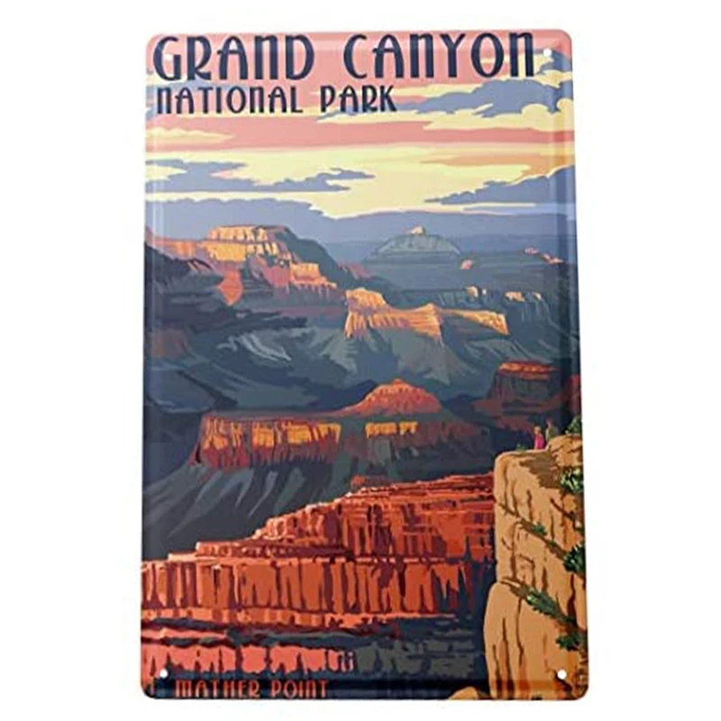 Modern Metal Plate Decorative Signage Home Decoration Bar Wall Decoration Holiday Travel Agency Grand Canyon 8x12 Inches
Modern Metal Plate Decorative Signage Home Decoration Bar Wall Decoration Holiday Travel Agency Grand Canyon 8x12 Inches
