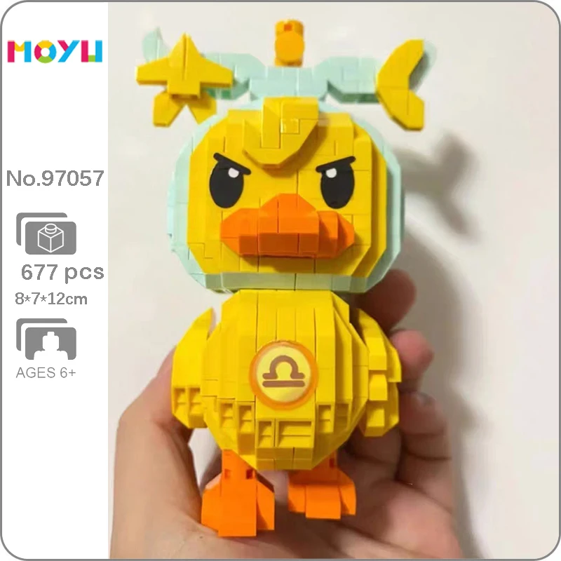 Moyu 97057 Zodiac Libra Duck Animal Constellation Pet Doll Model DIY Mini Diamond Blocks Bricks Building Toy for Children no Box
Moyu 97057 Zodiac Libra Duck Animal Constellation Pet Doll Model DIY Mini Diamond Blocks Bricks Building Toy for Children no Box