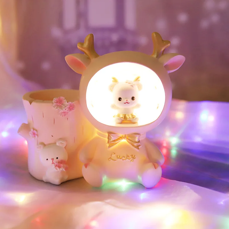 New Creative Cute Wind Pen Holder Small Light Gift Office Desktop Decoration Crafts Student Children'S Birthday Gift
New Creative Cute Wind Pen Holder Small Light Gift Office Desktop Decoration Crafts Student Children'S Birthday Gift