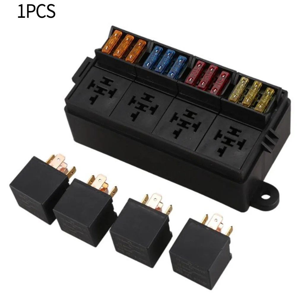 2022 Brand New Car Parts Car Shop Relay For Car 12 Way 12V40A Black Fuse Holder With Fuse Terminal With Paddle
2022 Brand New Car Parts Car Shop Relay For Car 12 Way 12V40A Black Fuse Holder With Fuse Terminal With Paddle