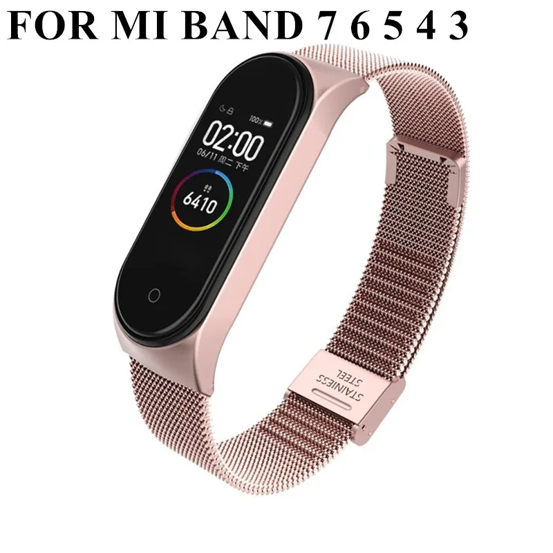 Strap for Xiaomi Mi Band 7 6 4 5 Wrist Metal Bracelet Screwless Stainless Steel for Mi Band 7 6 4 3 5 Strap Wristbands Pulseira
Strap for Xiaomi Mi Band 7 6 4 5 Wrist Metal Bracelet Screwless Stainless Steel for Mi Band 7 6 4 3 5 Strap Wristbands Pulseira