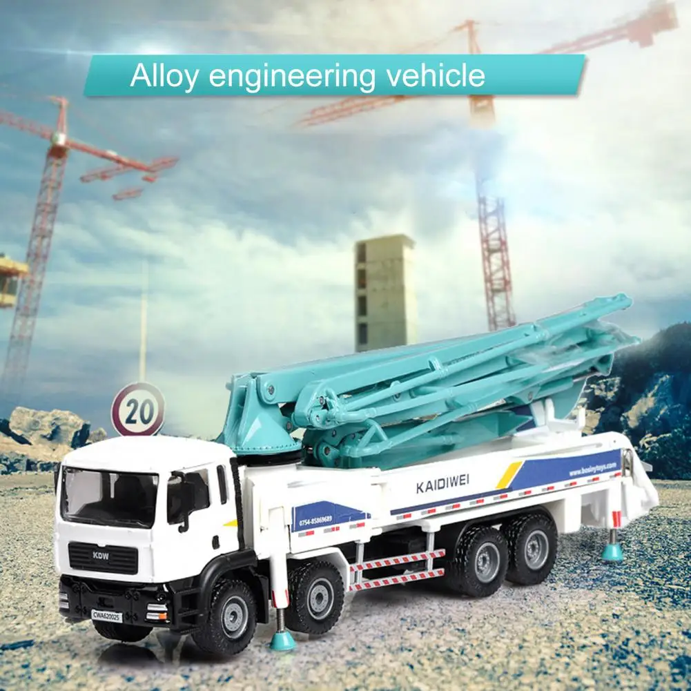 Engineering Truck Model Funny Mini Vehicle Toy No Deformation Tear Resistant Fake Concrete Pump Truck Broken-proof
Engineering Truck Model Funny Mini Vehicle Toy No Deformation Tear Resistant Fake Concrete Pump Truck Broken-proof