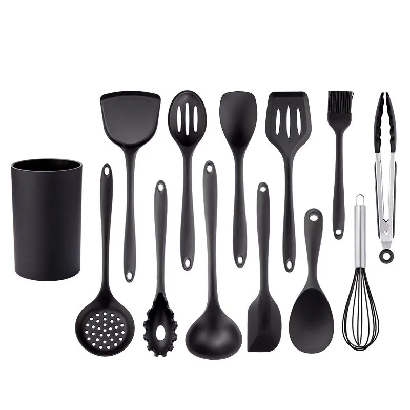 Kitchen Cookware Silicone Kitchenware Non-stick Cookware Cooking Tool Spatula Ladle Egg Beaters Shovel Spoon Soup Utensil Set
Kitchen Cookware Silicone Kitchenware Non-stick Cookware Cooking Tool Spatula Ladle Egg Beaters Shovel Spoon Soup Utensil Set