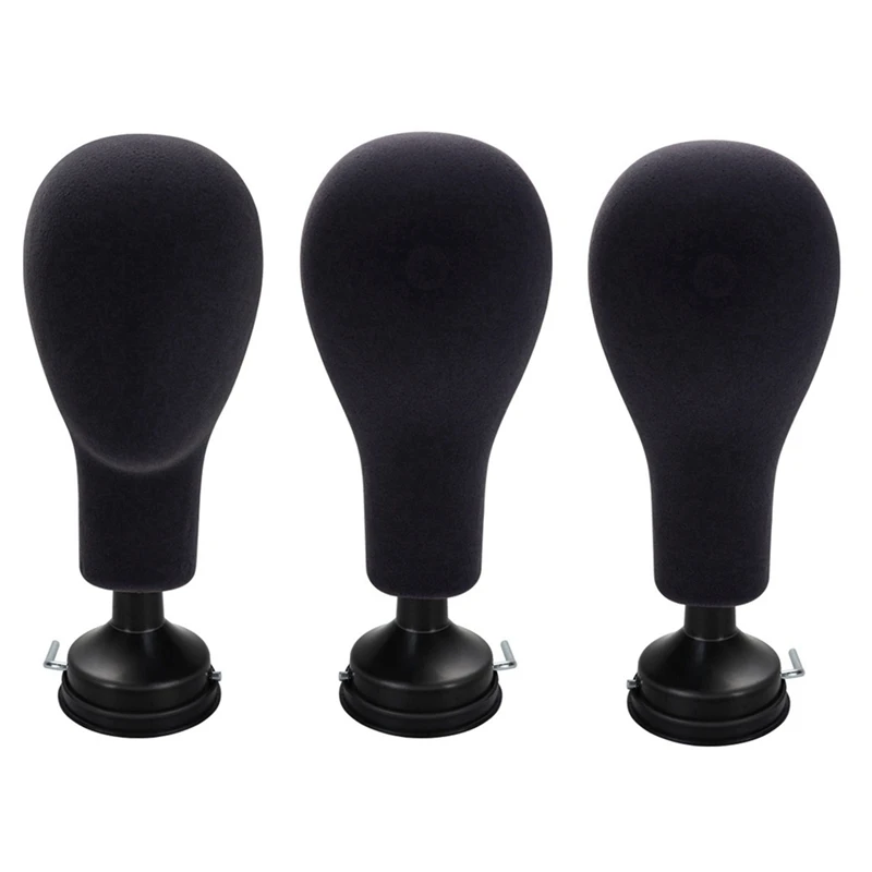 3X Flocking Foam Mannequin Head Model Photography Props Adult Mannequin Head Mold Wigs Glasses Hat Display Holder Black
3X Flocking Foam Mannequin Head Model Photography Props Adult Mannequin Head Mold Wigs Glasses Hat Display Holder Black