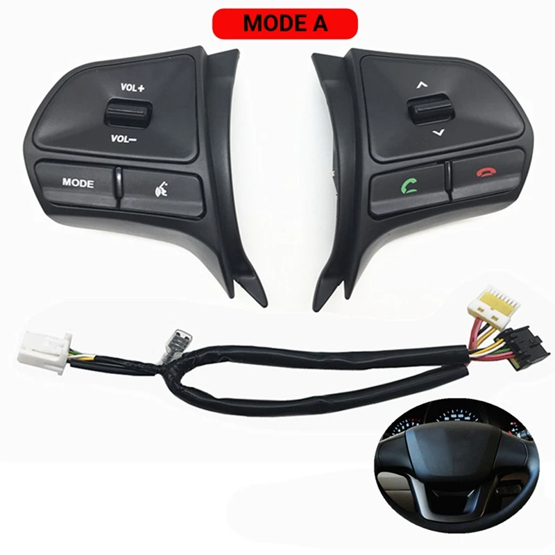 Многофункциональный переключатель круиз-контроля на руль для KIA RIO K2 2011-2014 с подсветкой
Многофункциональный переключатель круиз-контроля на руль для KIA RIO K2 2011-2014 с подсветкой