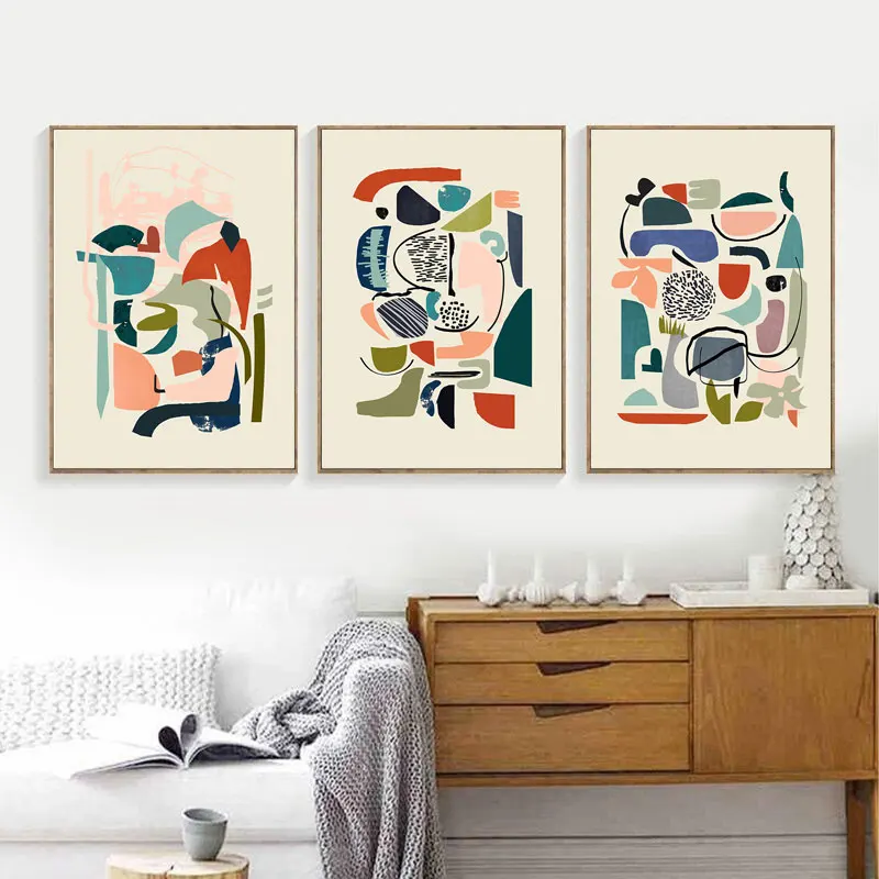 Nordic Abstract Color Wall Art Canvas Prints Scandinavian Poster Mid Century Wall Painting Pictures for Living Room Decoration
Nordic Abstract Color Wall Art Canvas Prints Scandinavian Poster Mid Century Wall Painting Pictures for Living Room Decoration