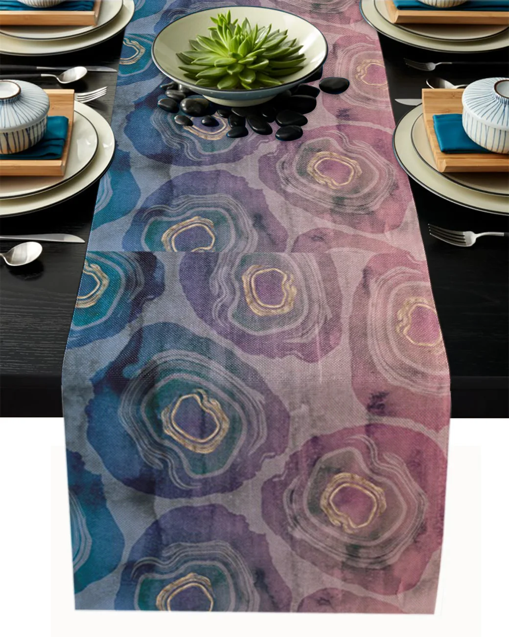Circle Geometric Watercolor Tablecloth Table Runner Decoration Home Decor Dinner Table Decoration Table Decor
Circle Geometric Watercolor Tablecloth Table Runner Decoration Home Decor Dinner Table Decoration Table Decor