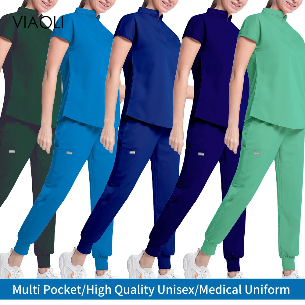 Short Sleeve Women Health Worker Uniform Summer Femme Beauty Salon Clothes Nursing Scrub Set Shirt Nurse Nursing Working Uniform
Short Sleeve Women Health Worker Uniform Summer Femme Beauty Salon Clothes Nursing Scrub Set Shirt Nurse Nursing Working Uniform