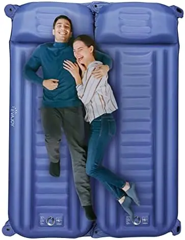 Double Sleeping Pad, Two Person Sleeping Mat, 4-Season Insulated Air Mattress, Inflatable Lightweight Camping Pad, with -in Pump
Double Sleeping Pad, Two Person Sleeping Mat, 4-Season Insulated Air Mattress, Inflatable Lightweight Camping Pad, with -in Pump