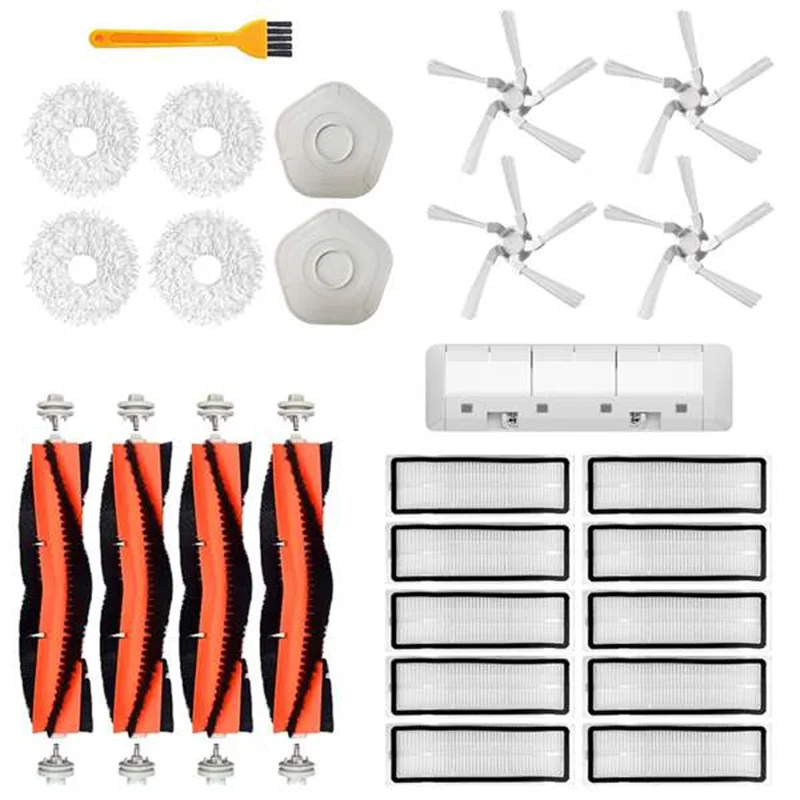 26Pcs Parts For Dreame Bot W10 W10Pro Self-Cleaning Vacuum Replacement Kits Side Brush HEPA Filter Mop Cloth Main Brush Cover
26Pcs Parts For Dreame Bot W10 W10Pro Self-Cleaning Vacuum Replacement Kits Side Brush HEPA Filter Mop Cloth Main Brush Cover