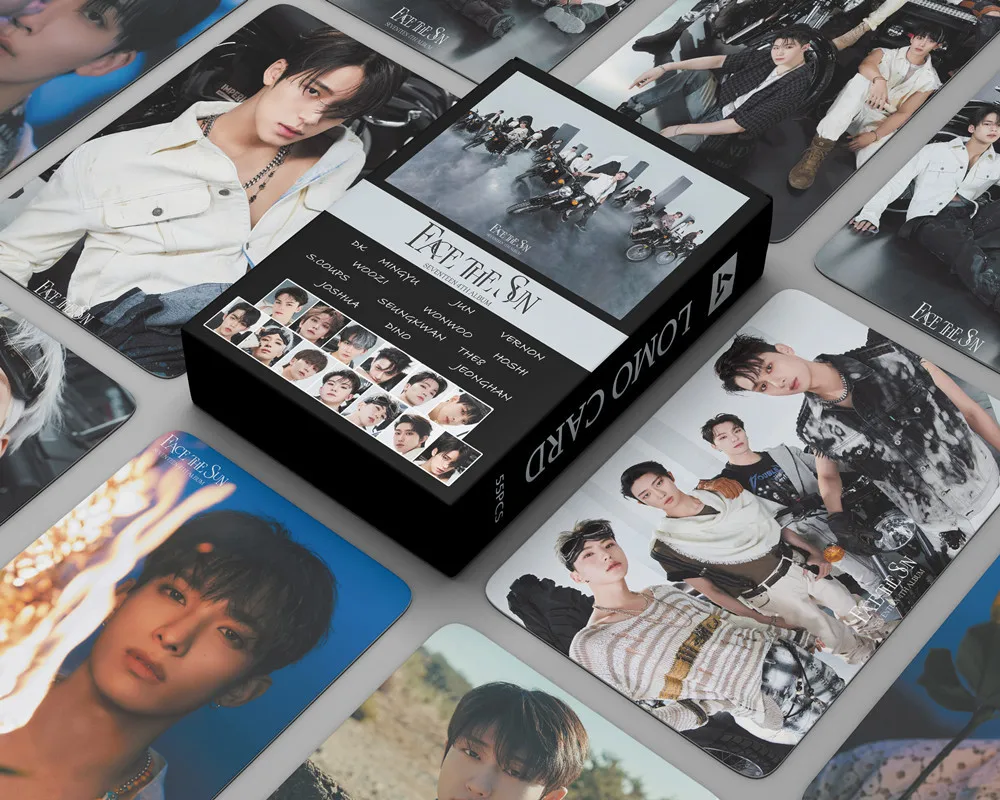 55 шт./компл. Kpop Seventeen новый альбом лицо солнце дорогая ЛОМО карточки фотокарточки Kpoo Мальчики Фотокарточка для поклонников коллекционный по...
55 шт./компл. Kpop Seventeen новый альбом лицо солнце дорогая ЛОМО карточки фотокарточки Kpoo Мальчики Фотокарточка для поклонников коллекционный по...