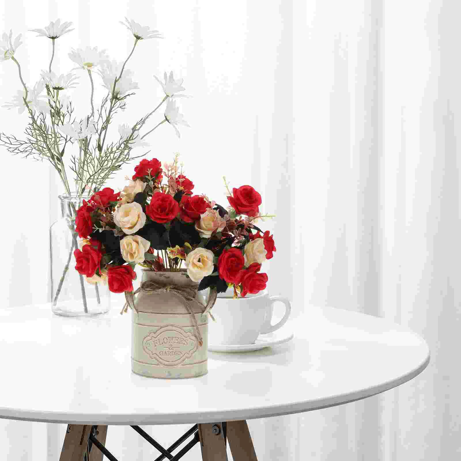 Flower Arrangement Containers Floral Decorate Decorative Vase Iron Creative Office Pot Retro Planter
Flower Arrangement Containers Floral Decorate Decorative Vase Iron Creative Office Pot Retro Planter