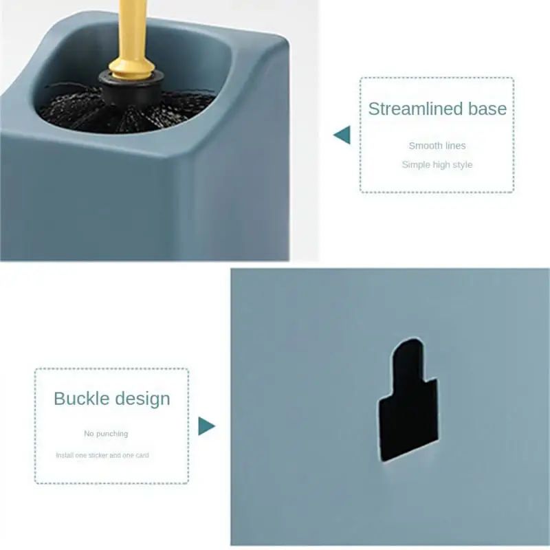 Bathroom Sanitary Brush Color Matching Drainable Toilet Brush With Base Non-punch Cleaning Toilet Brush Household Creative
Bathroom Sanitary Brush Color Matching Drainable Toilet Brush With Base Non-punch Cleaning Toilet Brush Household Creative
