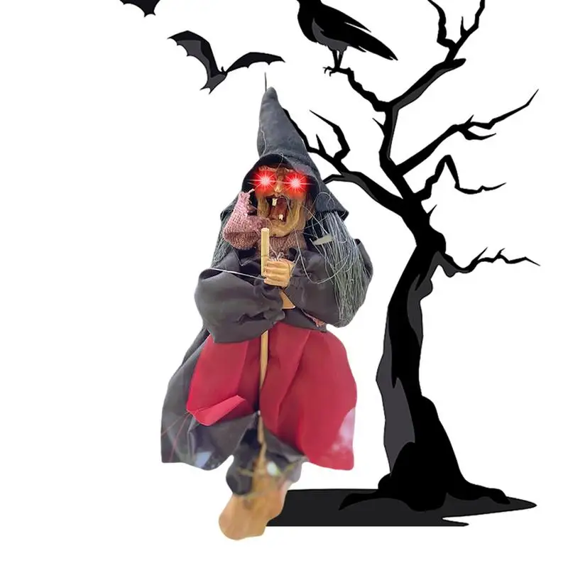 Halloween Witches Decorations Creepy Hangings Witch Decoration Hangings Animated Talking Witch Halloween Haunted House Prop
Halloween Witches Decorations Creepy Hangings Witch Decoration Hangings Animated Talking Witch Halloween Haunted House Prop