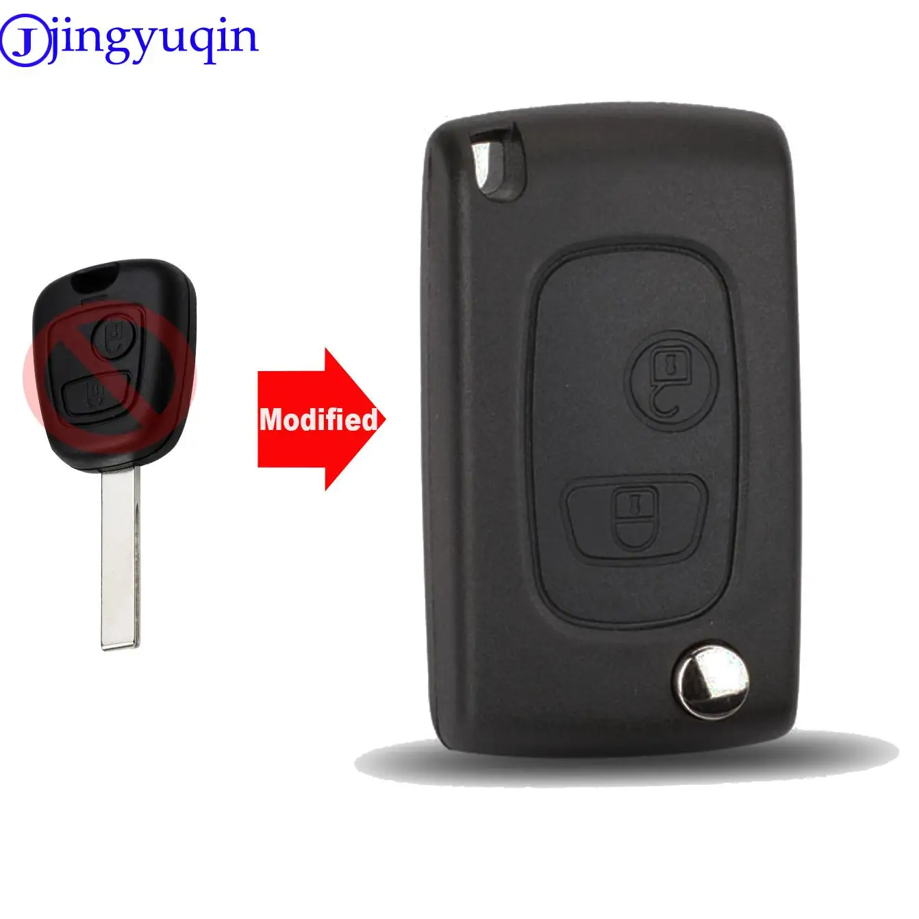 jingyuqin 2 Button Key Shell Case Flip Fob For PEUGEOT 107 207 307 407 607 1007 for Citroen C1 C2 C3 Pluriel C4 C5 C8
jingyuqin 2 Button Key Shell Case Flip Fob For PEUGEOT 107 207 307 407 607 1007 for Citroen C1 C2 C3 Pluriel C4 C5 C8