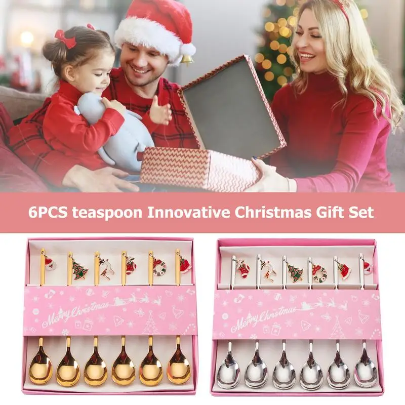 New Innovative 6PCS Christmas Spoon Set For Multi Use Decorations And Unique Gifts For Friends And Families Gift Supplies
New Innovative 6PCS Christmas Spoon Set For Multi Use Decorations And Unique Gifts For Friends And Families Gift Supplies