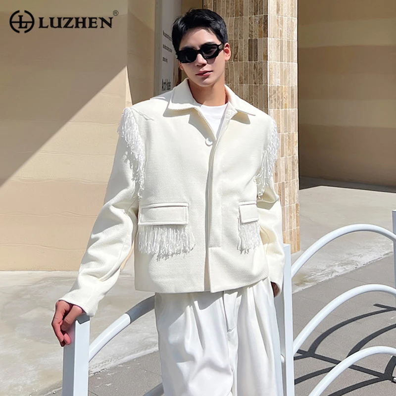 LUZHEN модная Осенняя мужская одежда новая Корейская куртка зимний стиль индивидуальное пальто с бахромой модная мужская верхняя одежда осень Bfc26e
LUZHEN модная Осенняя мужская одежда новая Корейская куртка зимний стиль индивидуальное пальто с бахромой модная мужская верхняя одежда осень Bfc26e