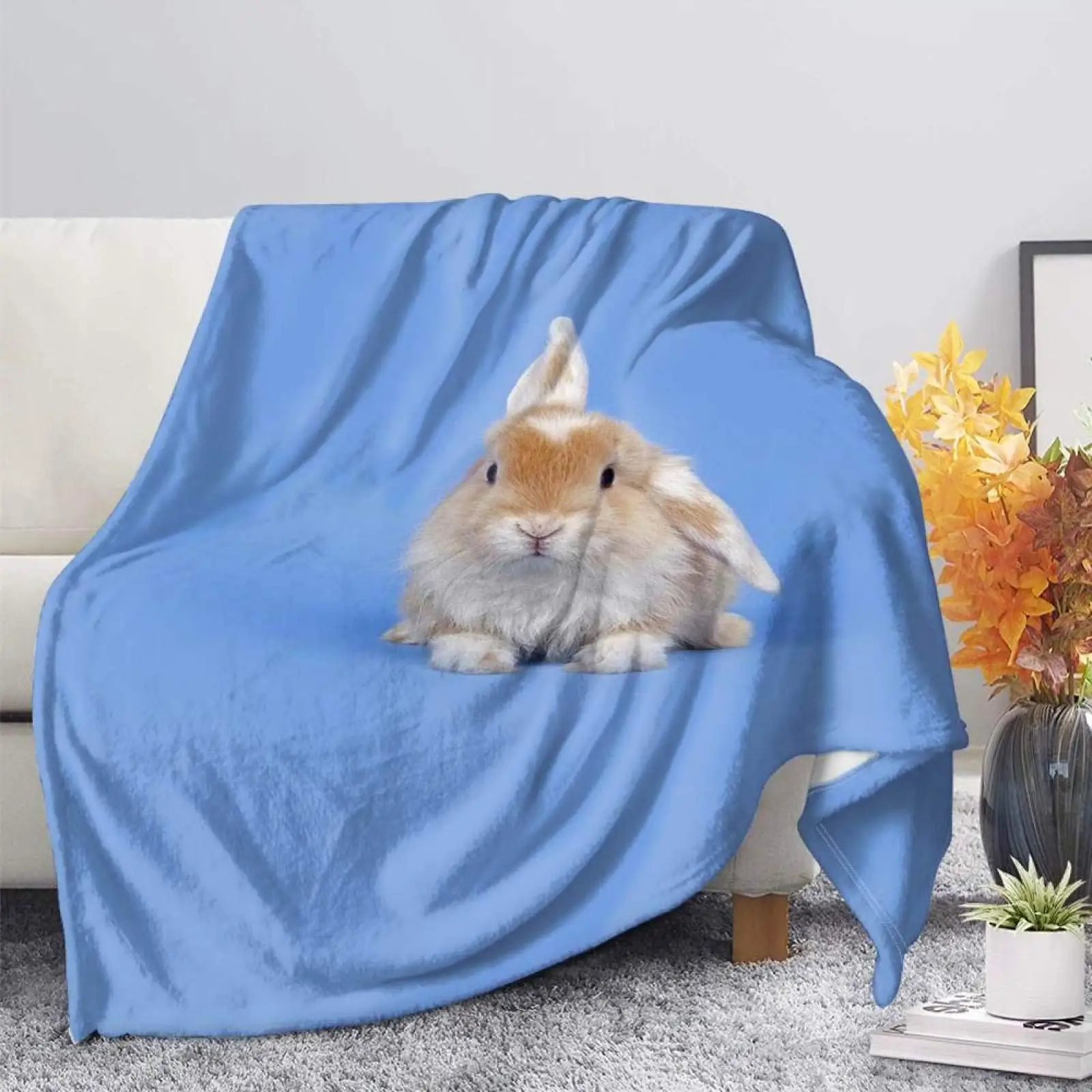 Rabbit Flannel Throw Blanket Anti-Pilling Cozy Bed Blanket Lightweight Warm Blankets for Couch Bed Sofa Office Super Soft King
Rabbit Flannel Throw Blanket Anti-Pilling Cozy Bed Blanket Lightweight Warm Blankets for Couch Bed Sofa Office Super Soft King