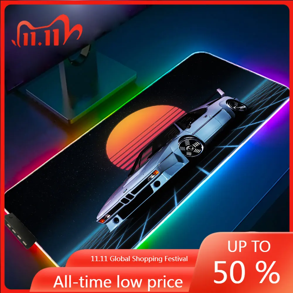 XGZ Cool Car Multi-interface RGB Gaming Mousepad Luminous LED Mousepad Four Docking Docks USB HUB Typec Interface Gamer Desk Mat
XGZ Cool Car Multi-interface RGB Gaming Mousepad Luminous LED Mousepad Four Docking Docks USB HUB Typec Interface Gamer Desk Mat