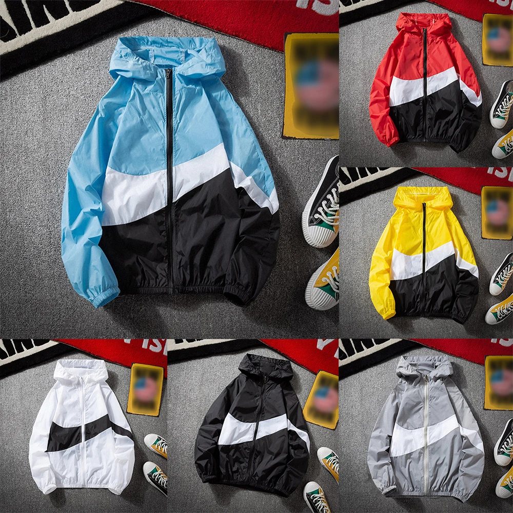 Mens Breathable Sun Protection Hooded Bomber Jackets Without Pocket Men Jogging Wear Coat Windbreaker Outwear Zipper Hooded
Mens Breathable Sun Protection Hooded Bomber Jackets Without Pocket Men Jogging Wear Coat Windbreaker Outwear Zipper Hooded