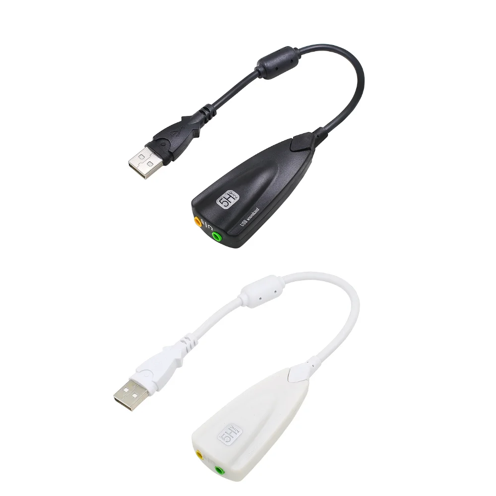 USB External Sound Card 7.1 USB To Dual 3.5mm Jack Headphone Microphone Converter Cable Audio Adapter for Laptop PC Headset
USB External Sound Card 7.1 USB To Dual 3.5mm Jack Headphone Microphone Converter Cable Audio Adapter for Laptop PC Headset