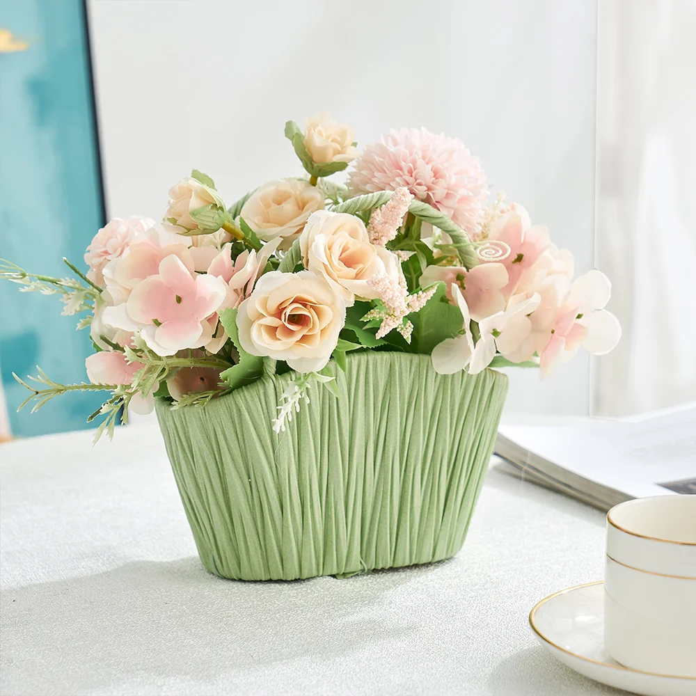 Nordic Decorative Vase Simulation Dried Flowers Basket Wedding Center Decoration Room Decor Aesthetic Vase Flowers for Decor
Nordic Decorative Vase Simulation Dried Flowers Basket Wedding Center Decoration Room Decor Aesthetic Vase Flowers for Decor