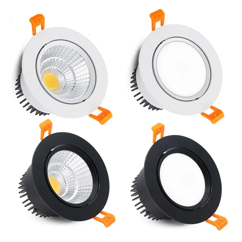 Dimmable Led Downlight Epistar COB 5W 7W 10W 12W 15W 18W AC110V 220V Indoor Lighting Aluminu Spot Lights Recessed Ceiling Lamp
Dimmable Led Downlight Epistar COB 5W 7W 10W 12W 15W 18W AC110V 220V Indoor Lighting Aluminu Spot Lights Recessed Ceiling Lamp