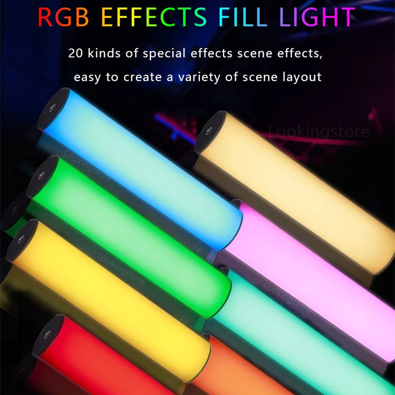 RGB Tube Light LED Stick Handheld Light Wand 2500-9000K Magnet Photography Lighting for Video Vlog Fill Light Led Light Stick
RGB Tube Light LED Stick Handheld Light Wand 2500-9000K Magnet Photography Lighting for Video Vlog Fill Light Led Light Stick