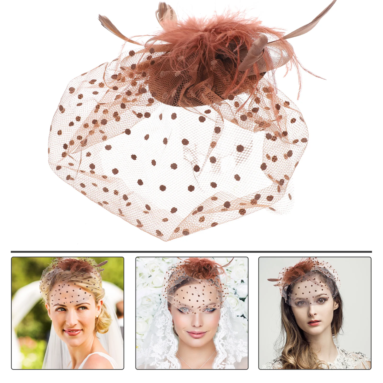 Wedding Bride Fascinator Hat Bridal Headdress Camouflage Tea Party Mesh Headpiece Hair Accessories Banquet
Wedding Bride Fascinator Hat Bridal Headdress Camouflage Tea Party Mesh Headpiece Hair Accessories Banquet