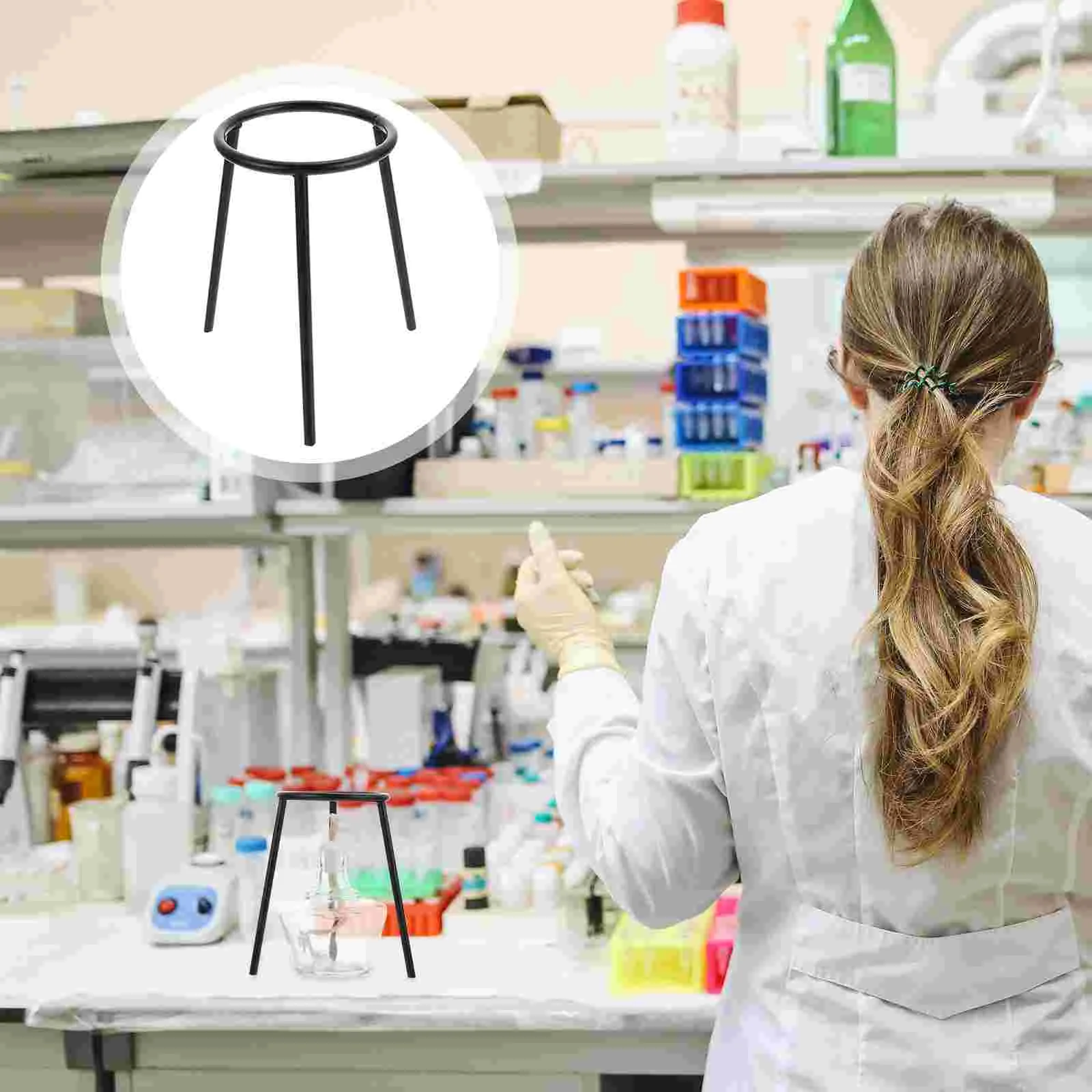 4 Pcs Lamp Tripod Laboratory Supplies Stand Bracket Iron Chemistry Experiment Labs Holder
4 Pcs Lamp Tripod Laboratory Supplies Stand Bracket Iron Chemistry Experiment Labs Holder