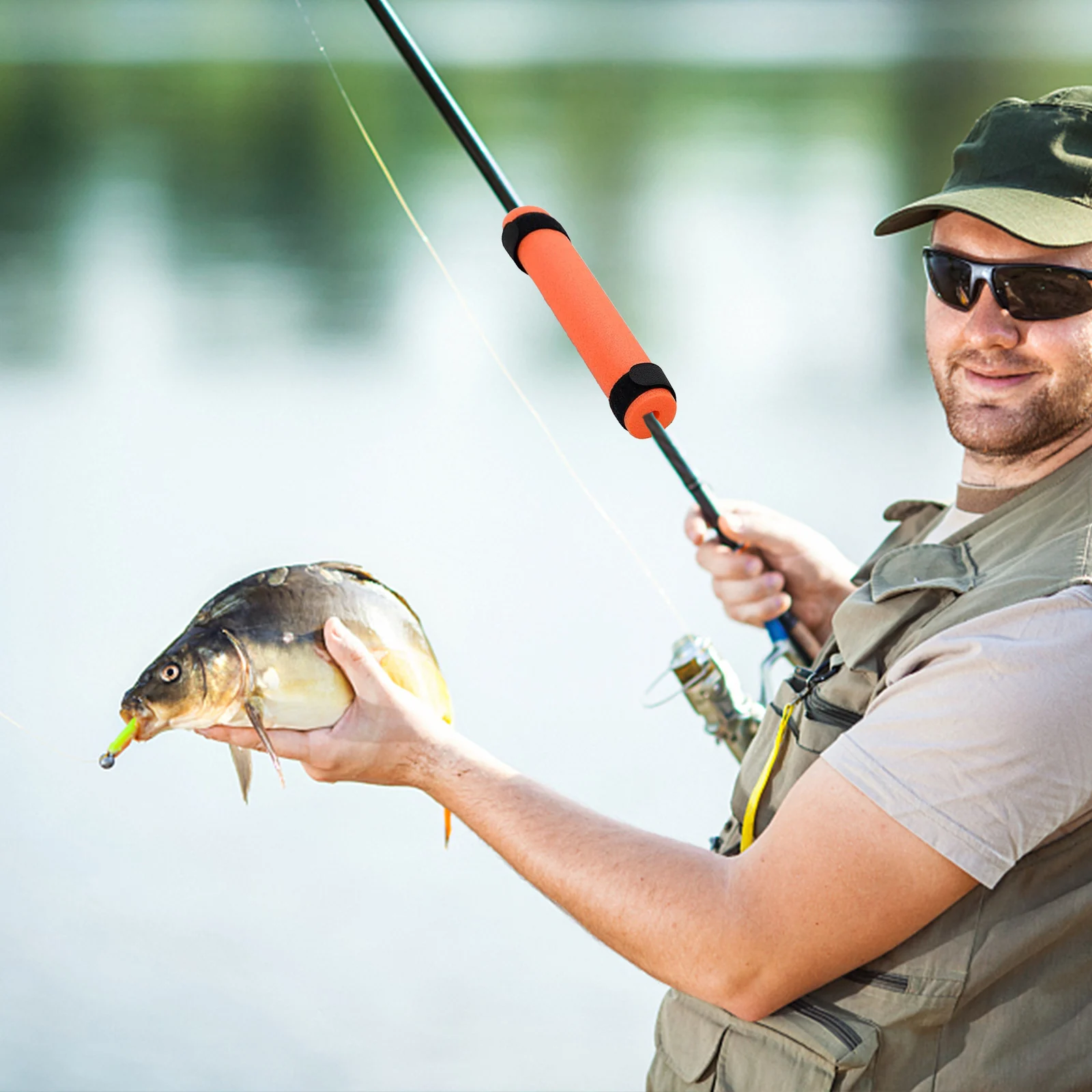 Kits Straps Fishing Rod Floats For Fishing On Boats And Kayaks For Fishing Trip Orange Rod Butt With Straps Fishing Float Tube
Kits Straps Fishing Rod Floats For Fishing On Boats And Kayaks For Fishing Trip Orange Rod Butt With Straps Fishing Float Tube