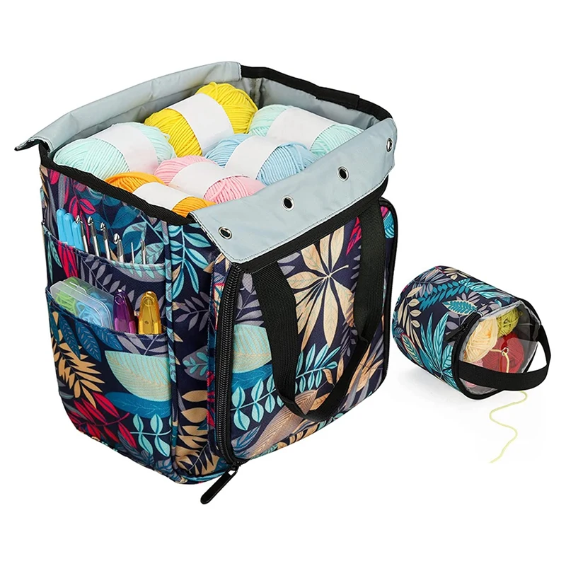 New Yarn Storage Tote,Stylish Crochet Bag,Capacity Organizer For Knitting & Crochet Supplies, Craft Tote For Crochet Hooks
New Yarn Storage Tote,Stylish Crochet Bag,Capacity Organizer For Knitting & Crochet Supplies, Craft Tote For Crochet Hooks