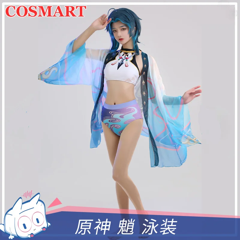 COSMART Game Genshin Impact Xiao милый купальник бикини купальник летнее пальто Косплей Костюм женский наряд Новинка
COSMART Game Genshin Impact Xiao милый купальник бикини купальник летнее пальто Косплей Костюм женский наряд Новинка