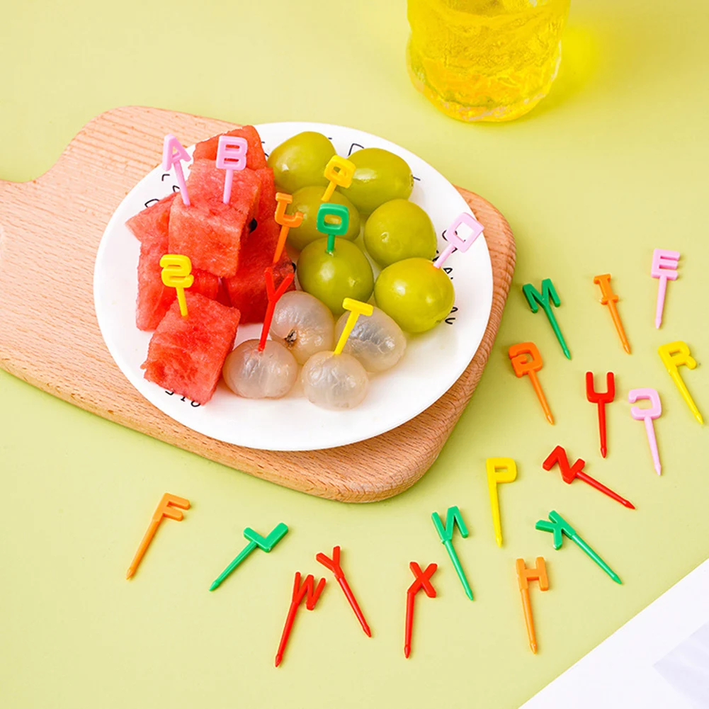 1 Set Alphabet Fruit Fork Party Buffet Fruit Dessert Food Cocktail Sandwich Fork Stick Home Party tableware Picks for Kids
1 Set Alphabet Fruit Fork Party Buffet Fruit Dessert Food Cocktail Sandwich Fork Stick Home Party tableware Picks for Kids
