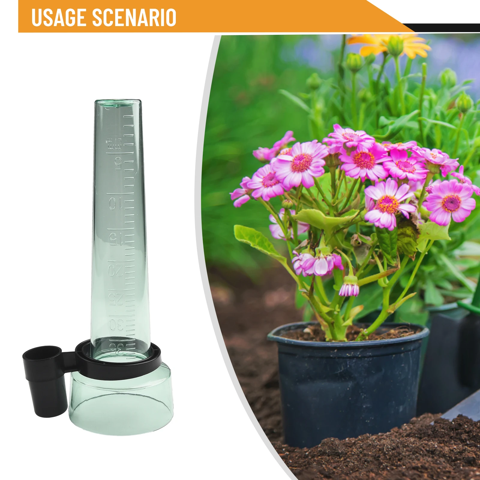 1pc Portable Water Rain Gauge Rainwater Rainfall Guage PS Outdoor Rain Meter 24.5cm Height Garden Accessories Measurement Tool
1pc Portable Water Rain Gauge Rainwater Rainfall Guage PS Outdoor Rain Meter 24.5cm Height Garden Accessories Measurement Tool