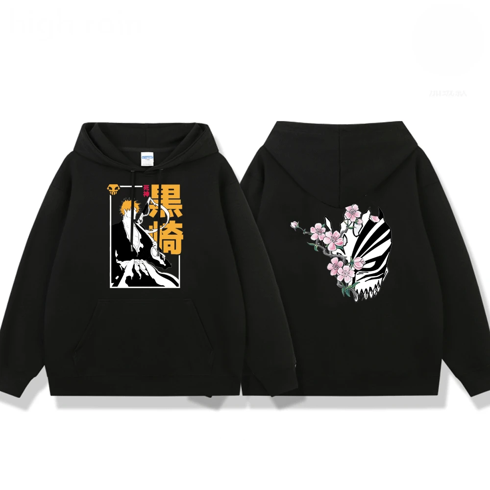 Hot Anime Bleach Kurosaki Ichigo Hoodie Men Women Fashion Manga Cartoon Hooded Pullover Street Hip Hop Oversized Sweatshirt New
Hot Anime Bleach Kurosaki Ichigo Hoodie Men Women Fashion Manga Cartoon Hooded Pullover Street Hip Hop Oversized Sweatshirt New