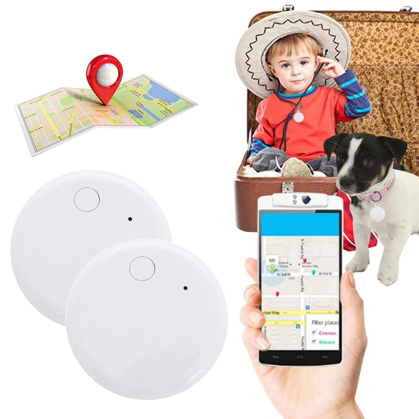 Portable Mini Cat Dog Pet Tracking Locator Hidden Gps Tracking Device For Child Bluetooth 5.2 Dog Tracking Collars Smartphone
Portable Mini Cat Dog Pet Tracking Locator Hidden Gps Tracking Device For Child Bluetooth 5.2 Dog Tracking Collars Smartphone