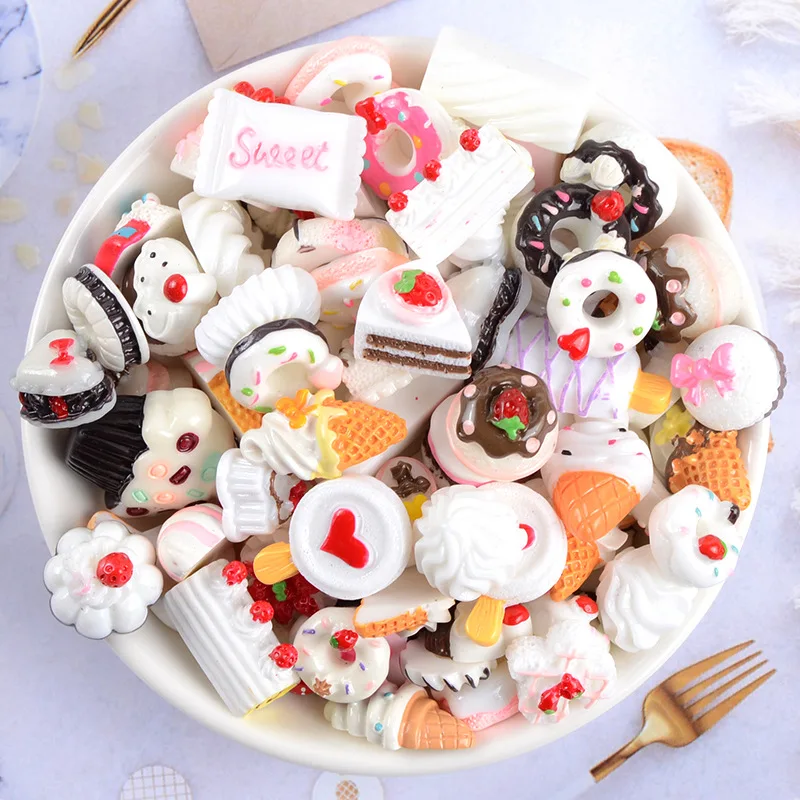 20Pcs Hot Sell Emulation Dessert Resin Ornament DIY Hand Craft Supplies Fridge Phone Shell Patch Arts Decor Accessories Material
20Pcs Hot Sell Emulation Dessert Resin Ornament DIY Hand Craft Supplies Fridge Phone Shell Patch Arts Decor Accessories Material